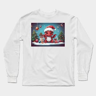 Little Welsh Christmas Party Dragon Long Sleeve T-Shirt